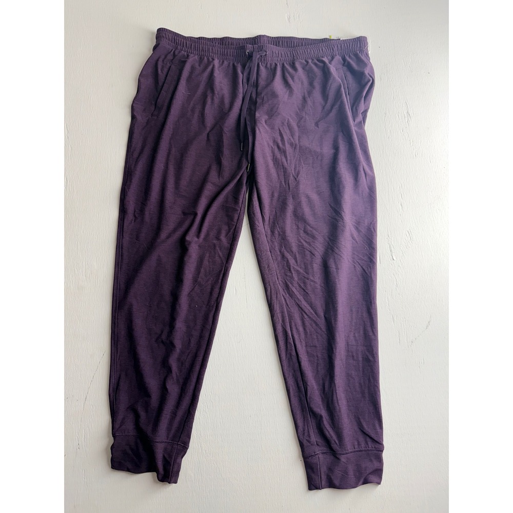 Old Navy Active Breathe On Mid-Rise Joggers Purple XL NWT Go-Dry Athleisure